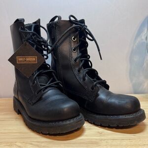 Harley-Davidson RR-Beason 7" Lace D84654
Womens Black Motorcycle Biker Boots 6M